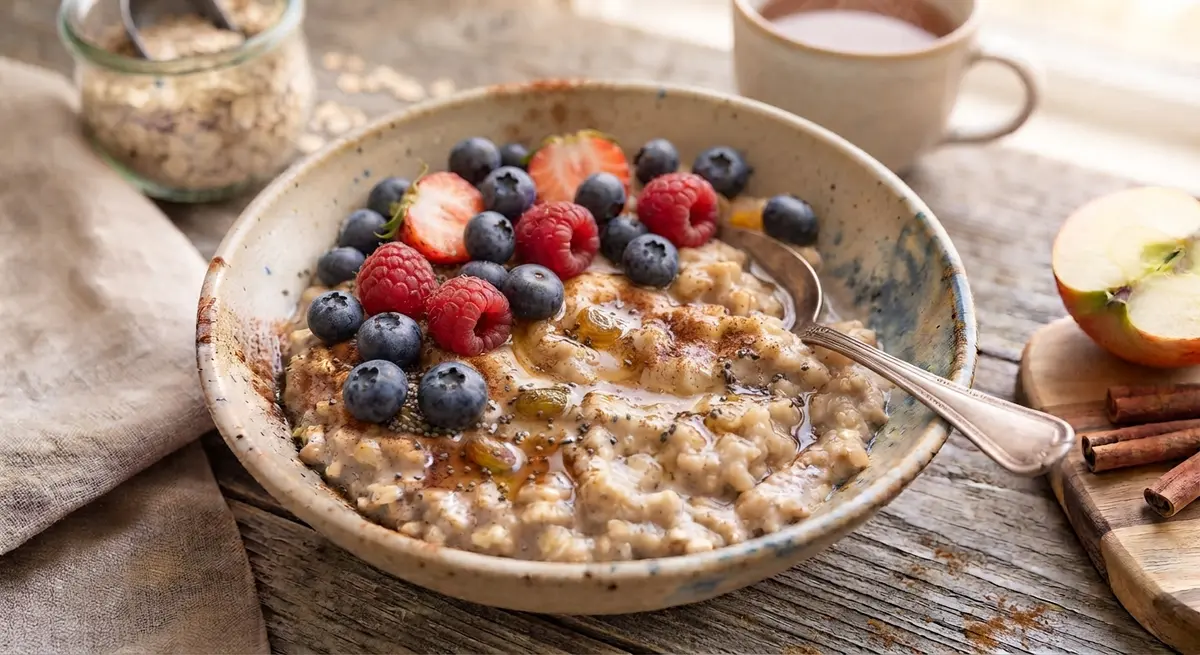 Oatmeal with Fresh Berries